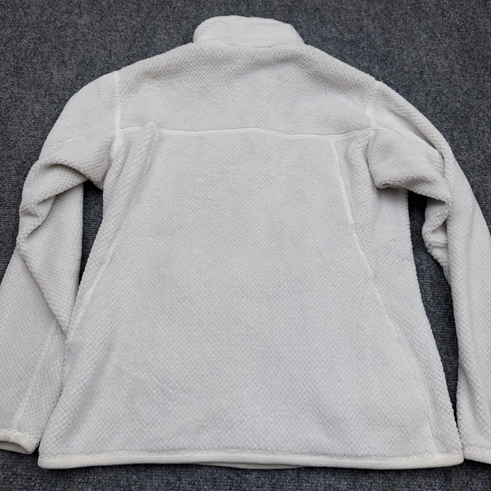 Patagonia Re-Tool Snap-T Pullover Women's M Raw Linen White X-Dye Fleece READ - Picture 10 of 11